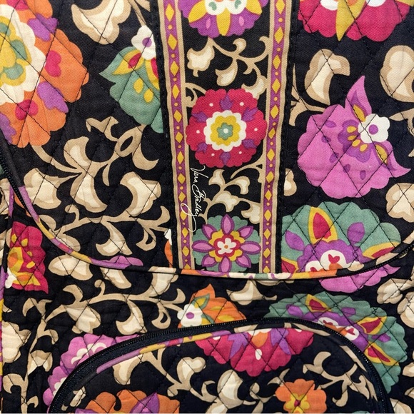 RETIRED Print & Style Vera Bradley Small/Medium Backpack in Suzani EUC - Picture 2 of 5